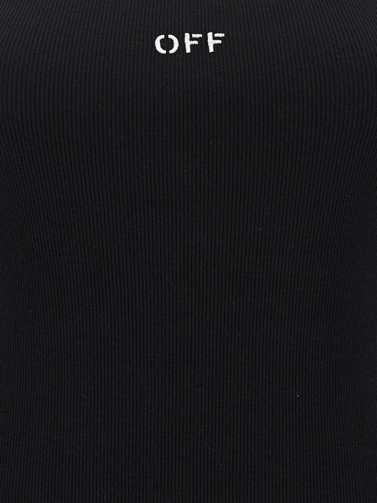 Off-White Off Stamp Dress Black