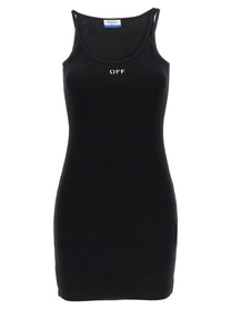 Off-White Off Stamp Dress Black