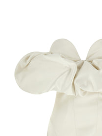 Elisabetta Franchi Off the Shoulder Dress White, view 3
