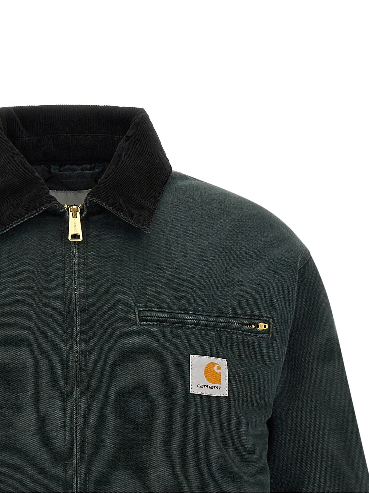 Carhartt Wip OG Detroit Deadbors Canvas Jacket Green, view 3