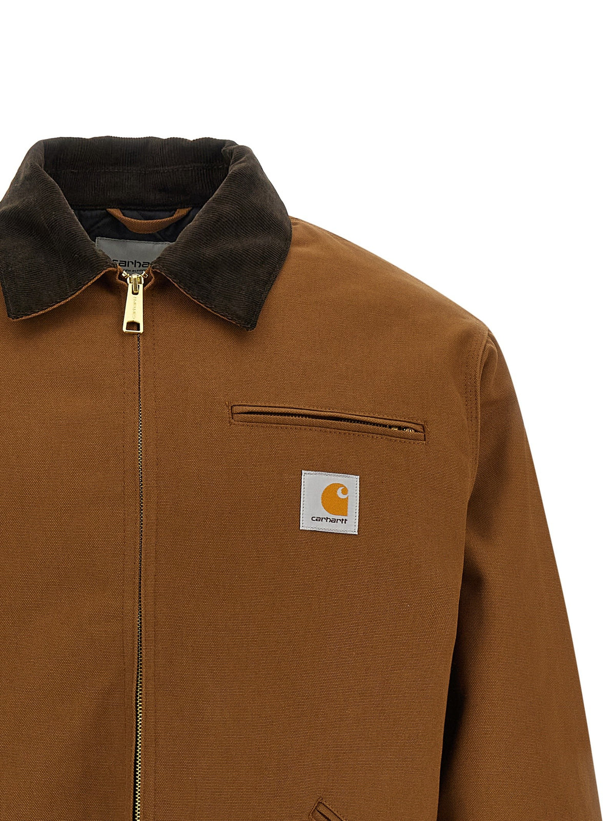 Carhartt Wip OG Detroit Dearborn Canvas Jacket Brown, view 3