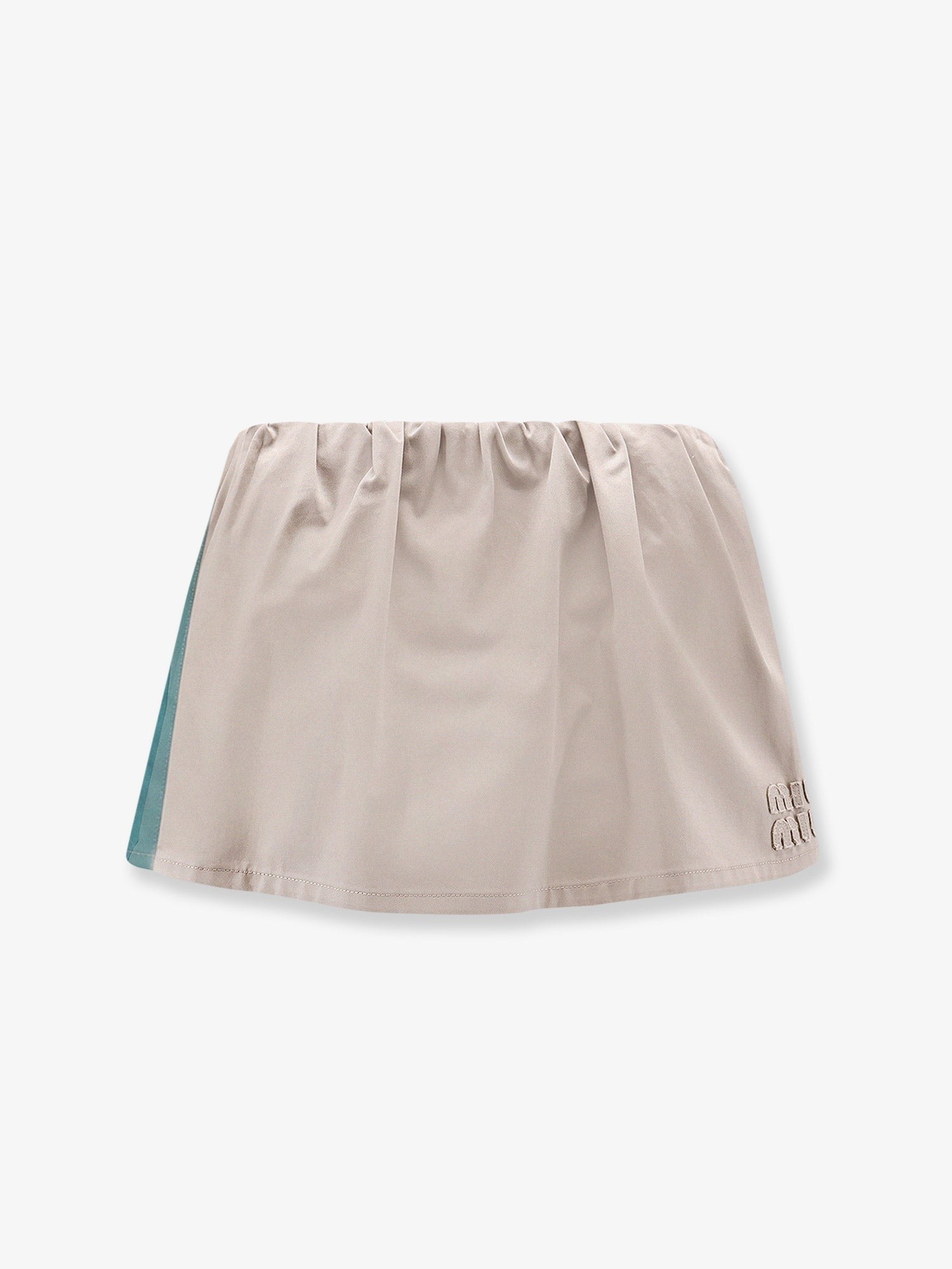 Miu Miu Women's Old Twill Skirt Grey