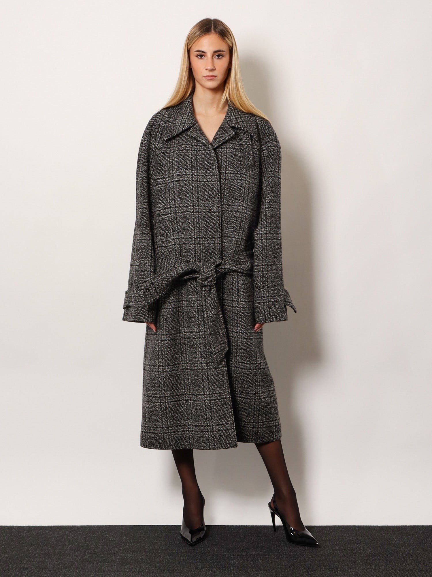Balenciaga Women's One Layer Coat Black