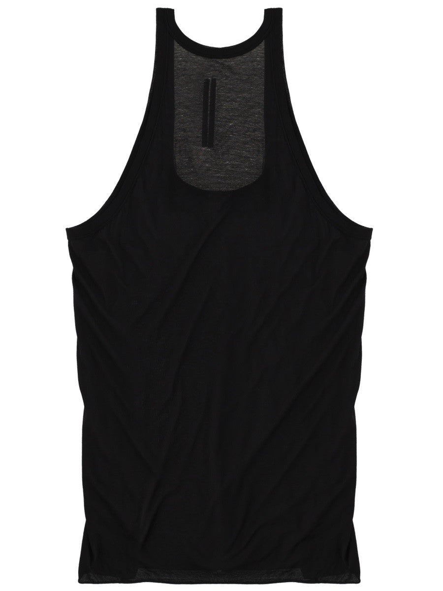 Rick Owens Men's Open Pony Top Black