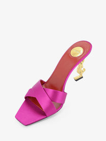 Saint Laurent Women's Opyum Mules Pink