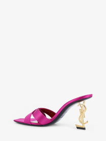 Saint Laurent Women's Opyum Mules Pink