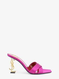 Saint Laurent Women's Opyum Mules Pink