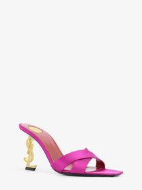 Saint Laurent Women's Opyum Mules Pink