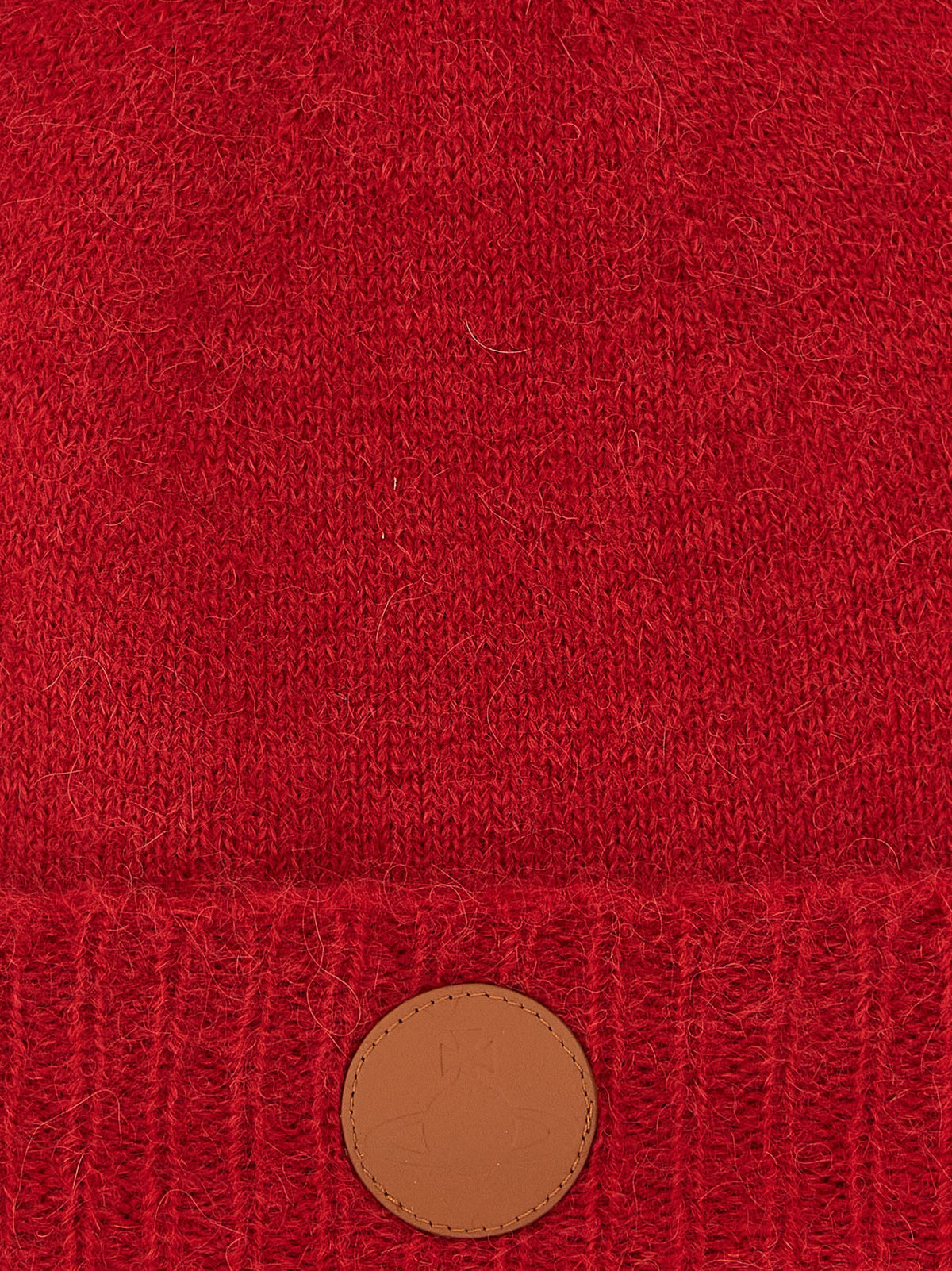 Vivienne Westwood Orb Patch Beanie Red