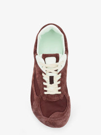 Bottega Veneta Men's Orbit Flash Suede and Nylon Sneakers Multicolor