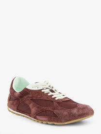 Bottega Veneta Men's Orbit Flash Suede and Nylon Sneakers Multicolor