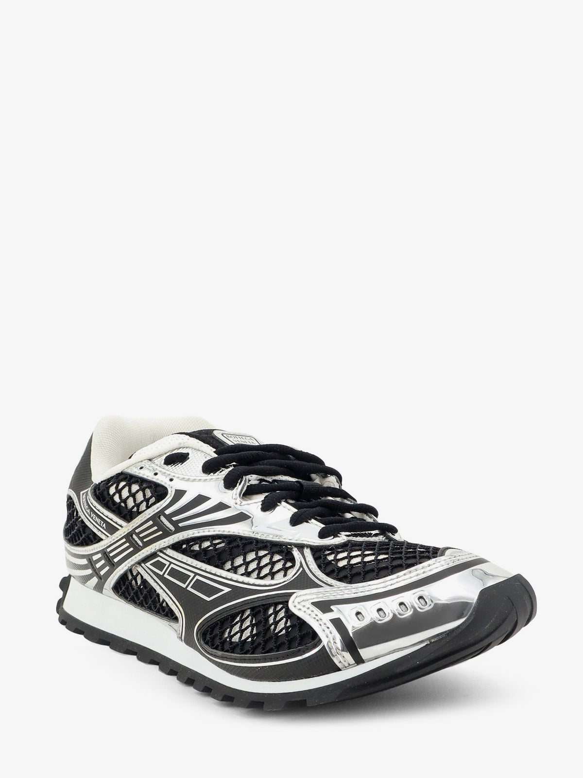 Bottega Veneta Men's Orbit Mesh Sneakers Black