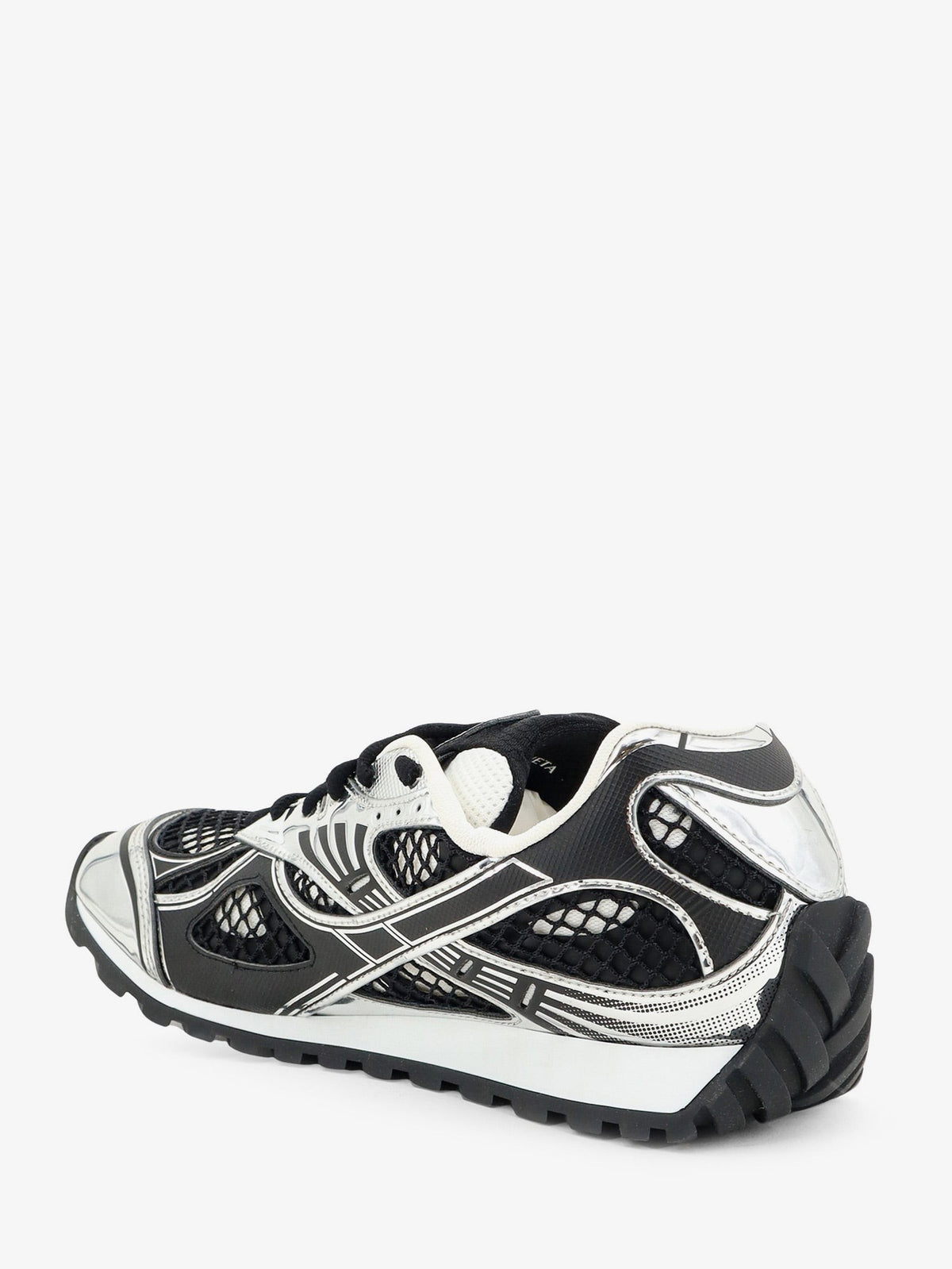 Bottega Veneta Men's Orbit Mesh Sneakers Black