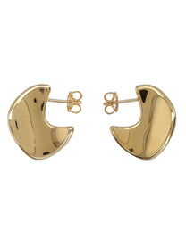 Bottega Veneta Women's Orecchini Disc Small Gold