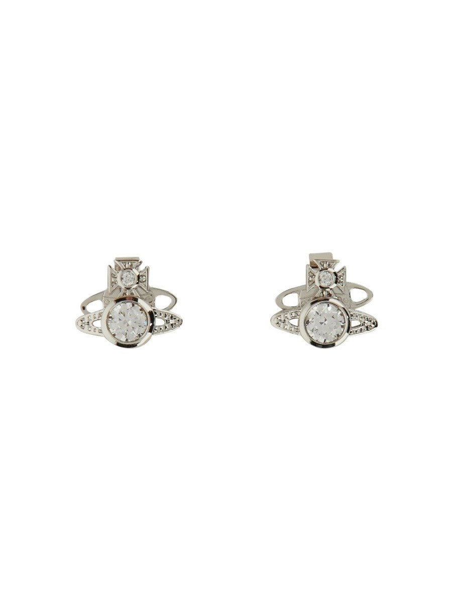 Vivienne Westwood Women's Orecchini London Orb Silver