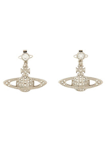 Vivienne Westwood Women's Orecchini Mini Bas Relief Silver