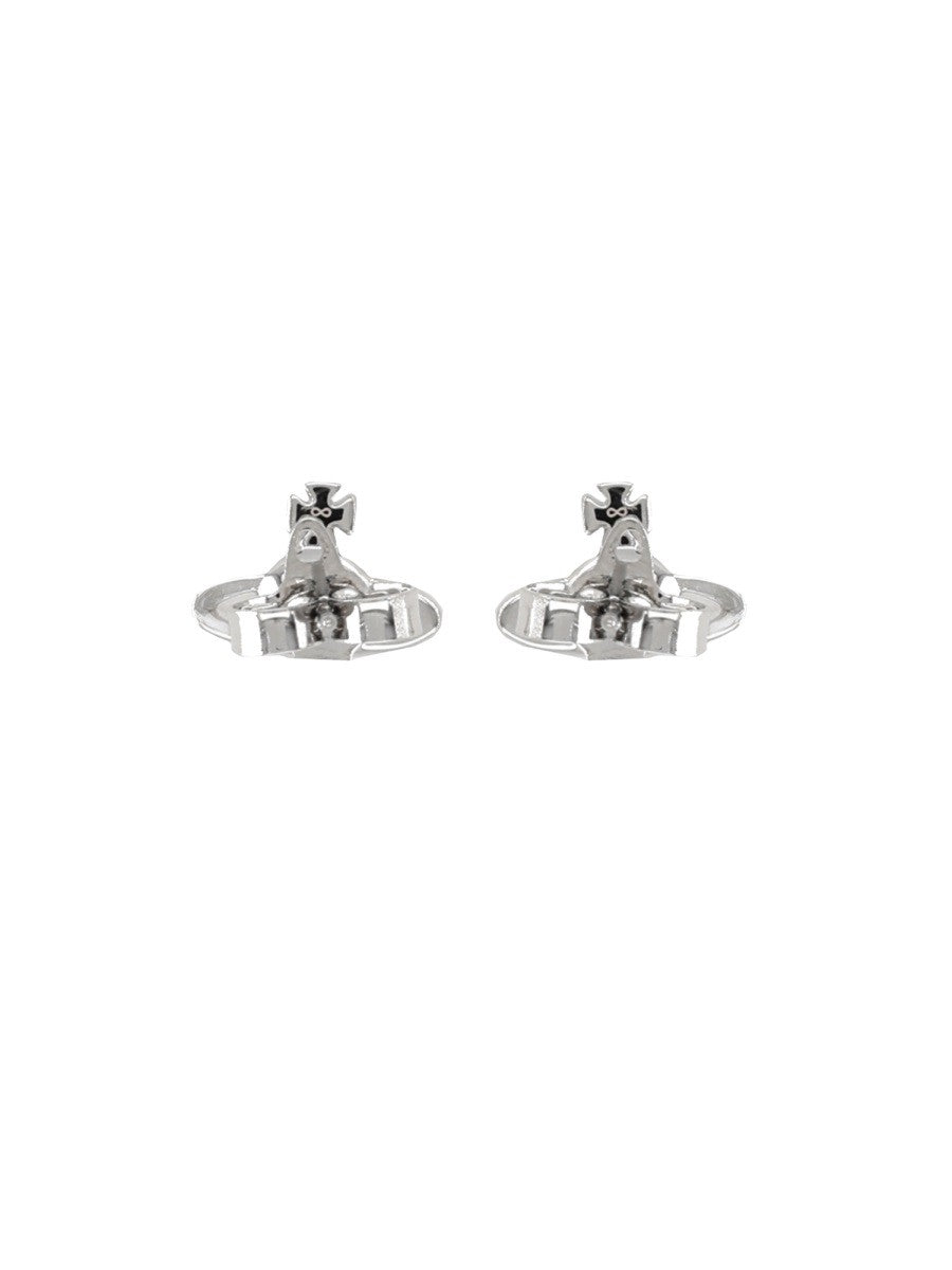 Vivienne Westwood Women's Orecchini Nano Solitaire Silver