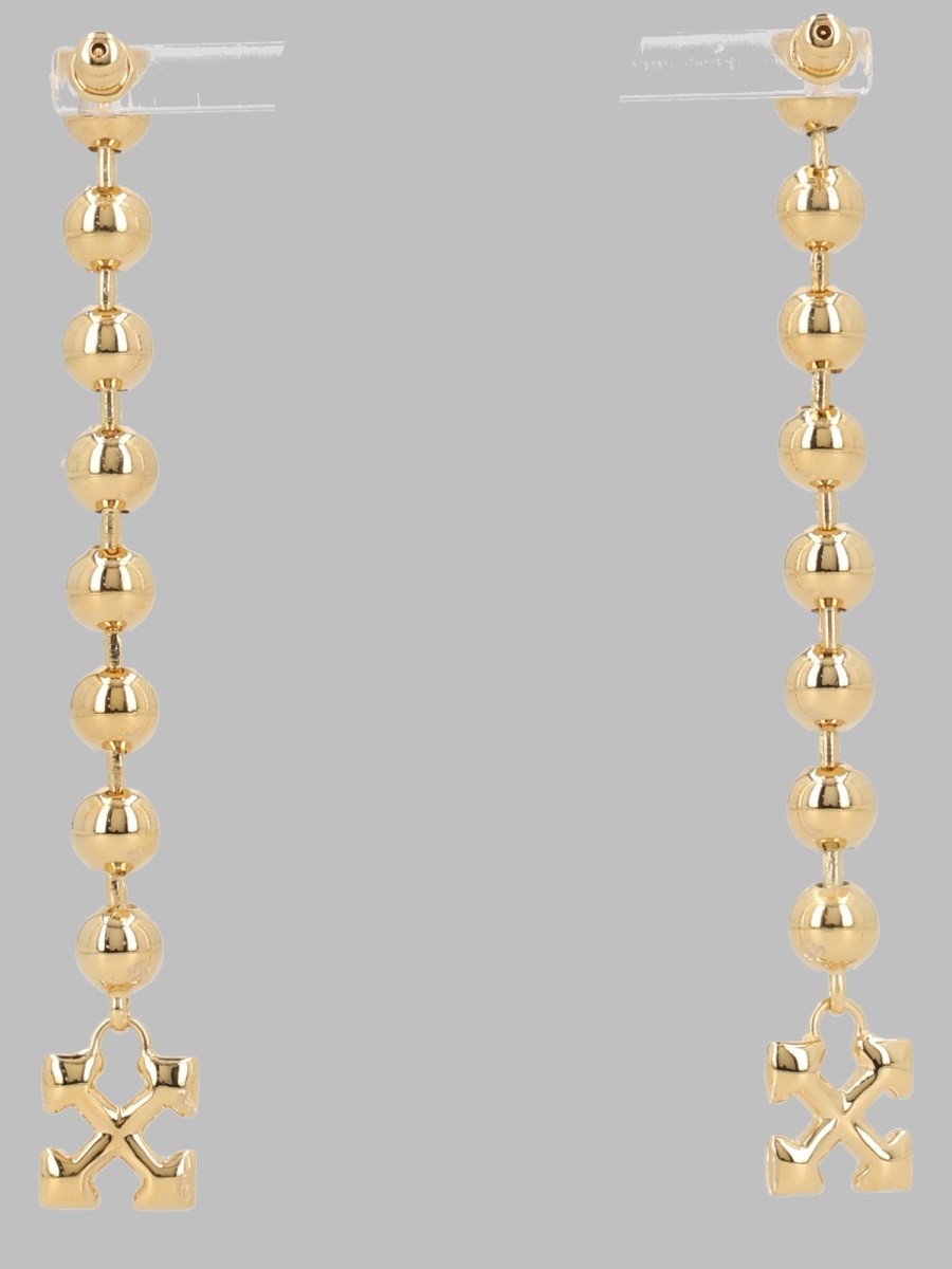 Off-White Women's Orecchini Pendenti Arrow Ball Gold