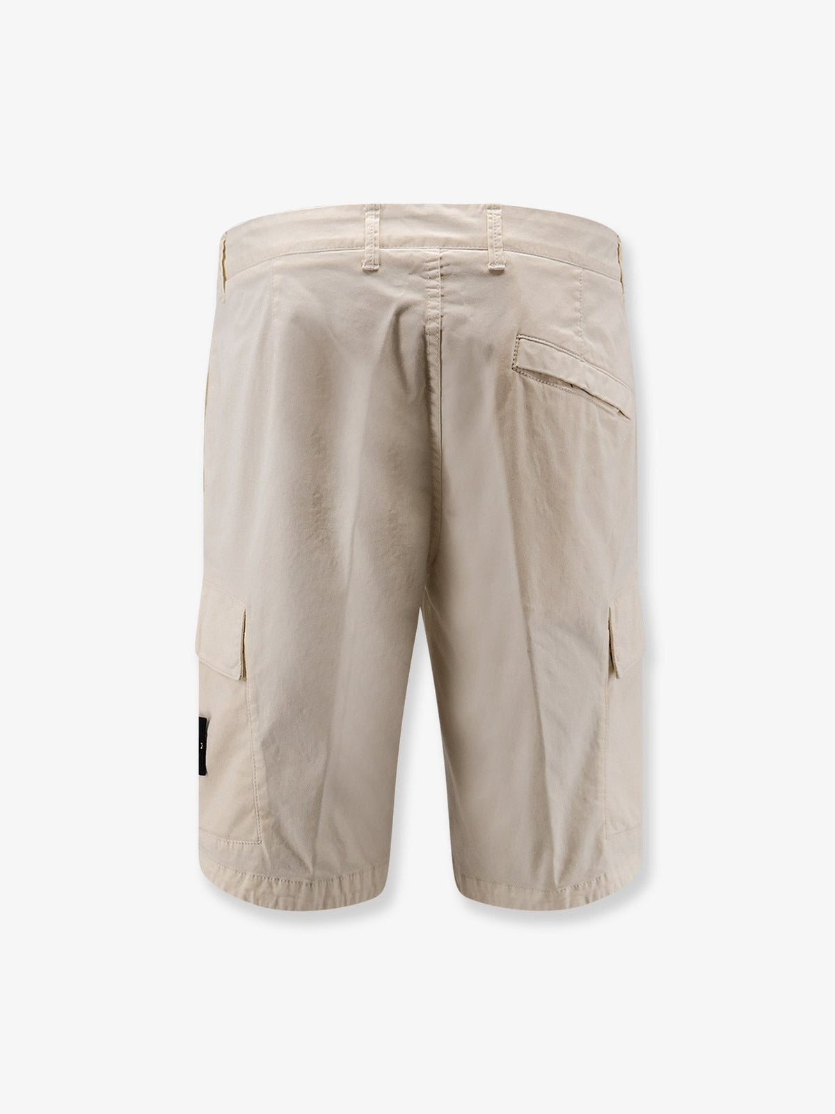 Stone Island Men's Organic Cotton Bermuda Shorts White