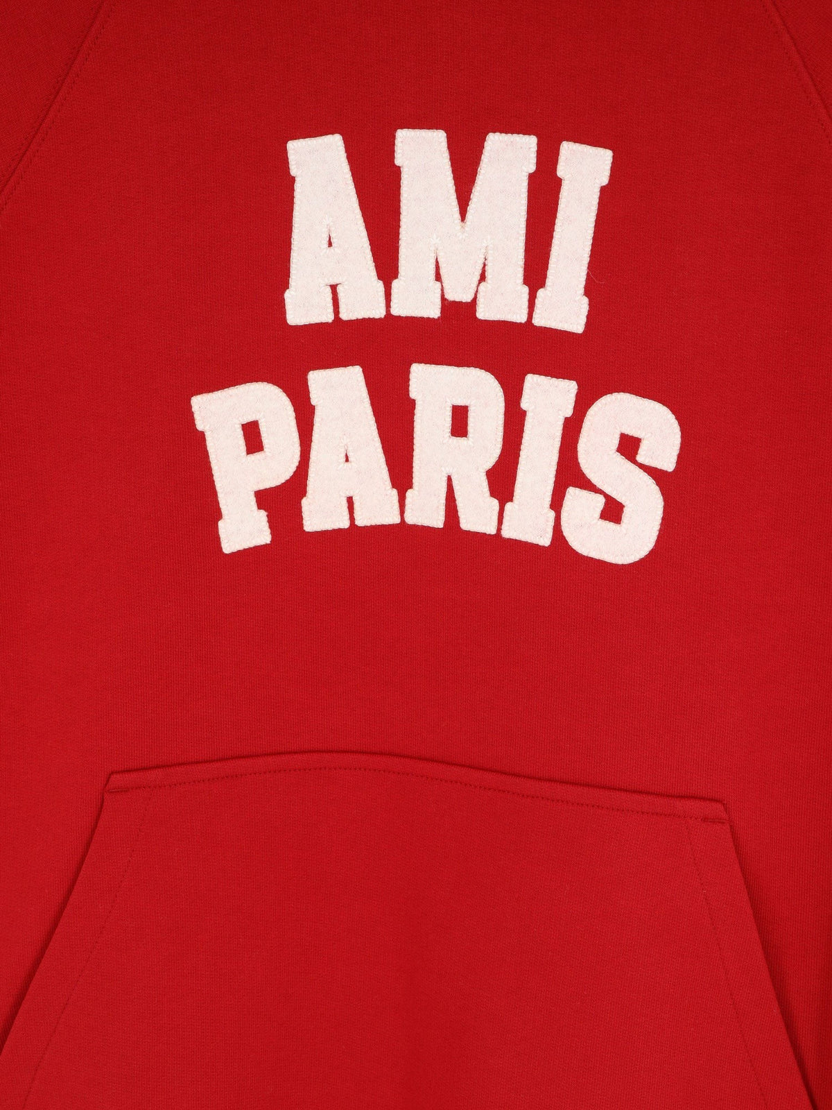 Ami Paris Men's Organic Cotton Sweatshirt Red