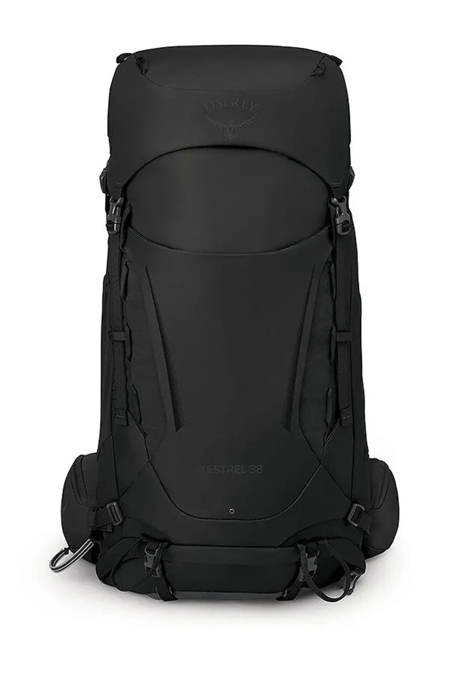 Osprey unisex zaino kestrel black backpack with sleek durable black atmos ag 65 design and subtle branding visible