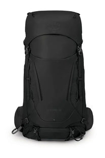 Osprey unisex zaino kestrel black backpack with sleek durable black atmos ag 65 design and subtle branding visible
