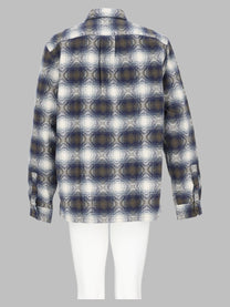 Ps By Paul Smith Men's Overshirt in Jacquard Di Cotone Blue