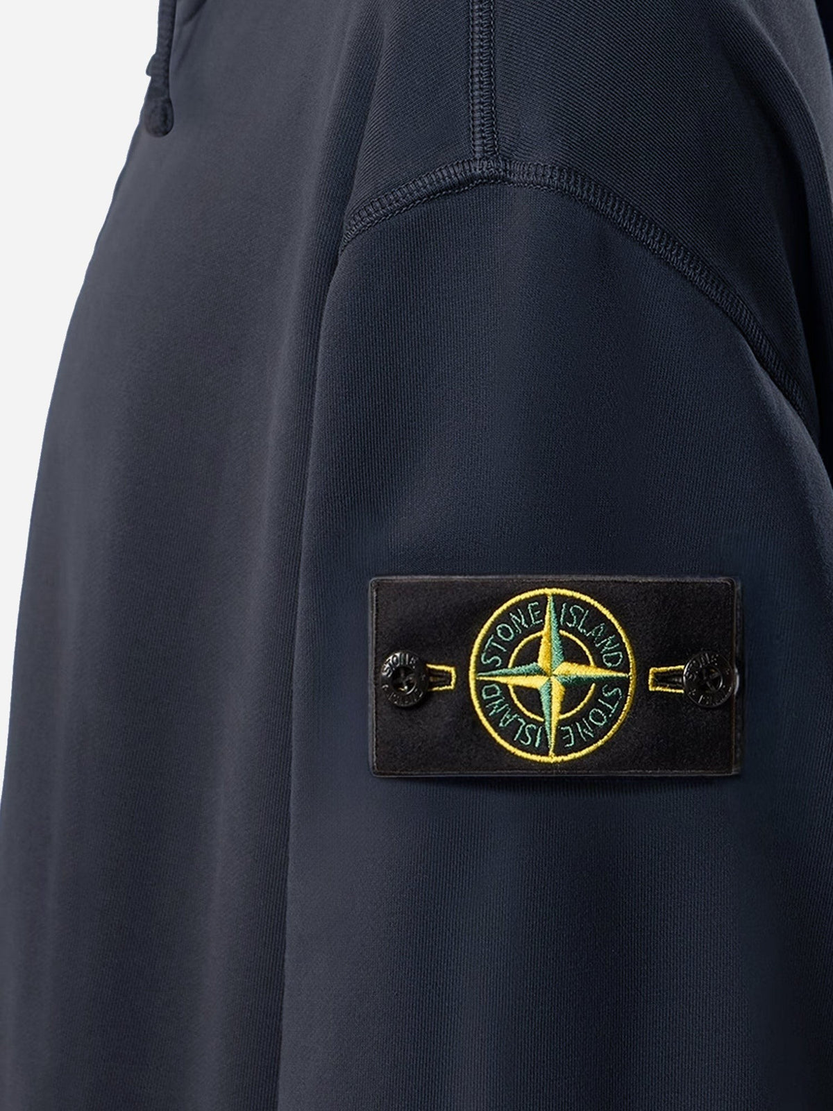 Stone Island Men's Oversize Biologic Cotton Sweatshirt Blue
