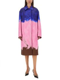 Dries Van Noten Women's Oversize Coat Multicolor