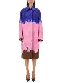 Dries Van Noten Women's Oversize Coat Multicolor