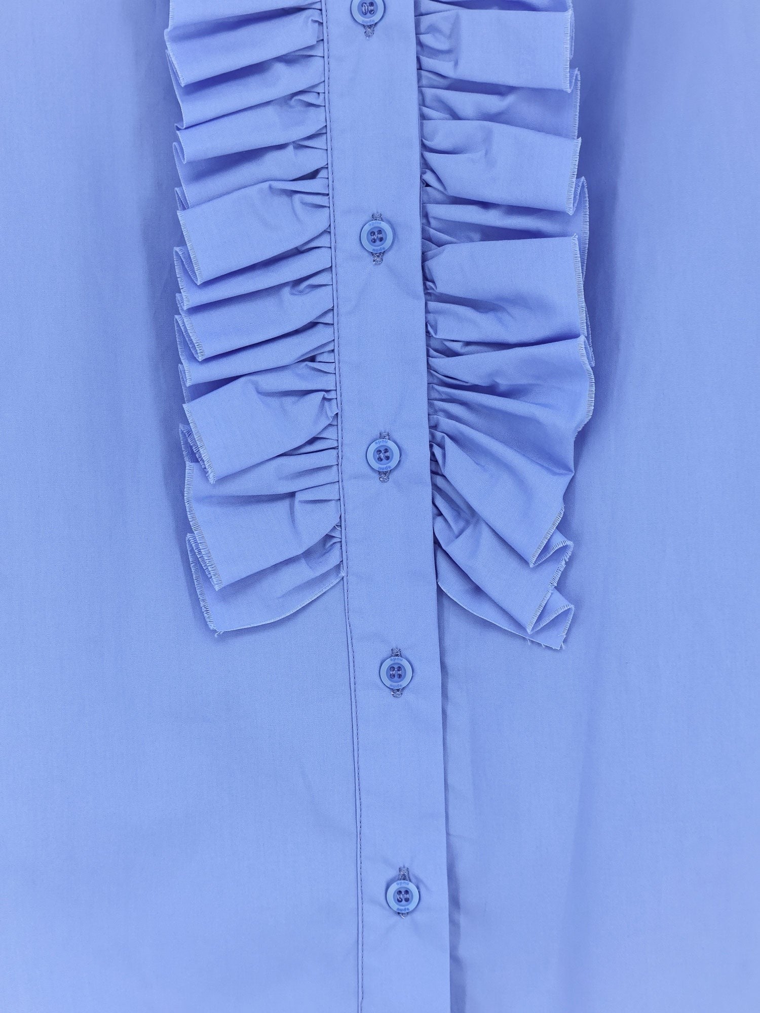 Nude Women's Ruches Shirt Blue