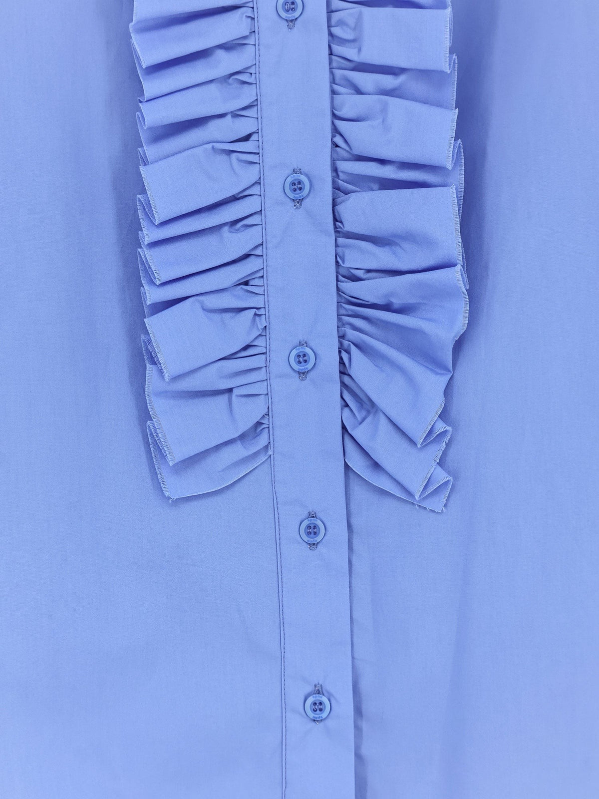 Nude Lucy Women's Oversize Cotton Shirt Blue