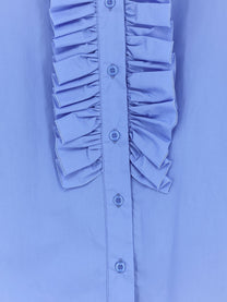 Nude Women's Ruches Shirt Blue