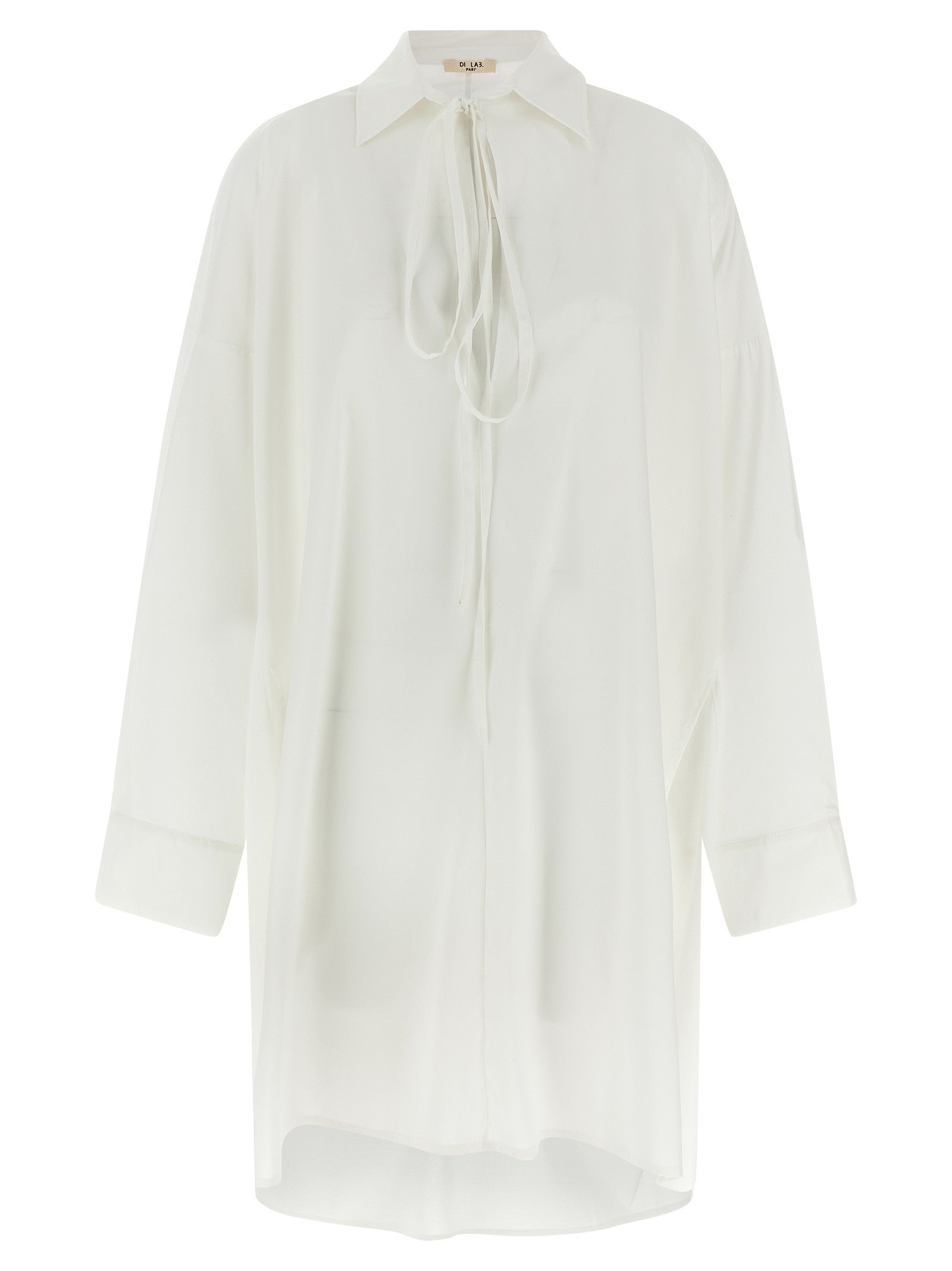 Di.La3 Pari' Oversize Shirt White