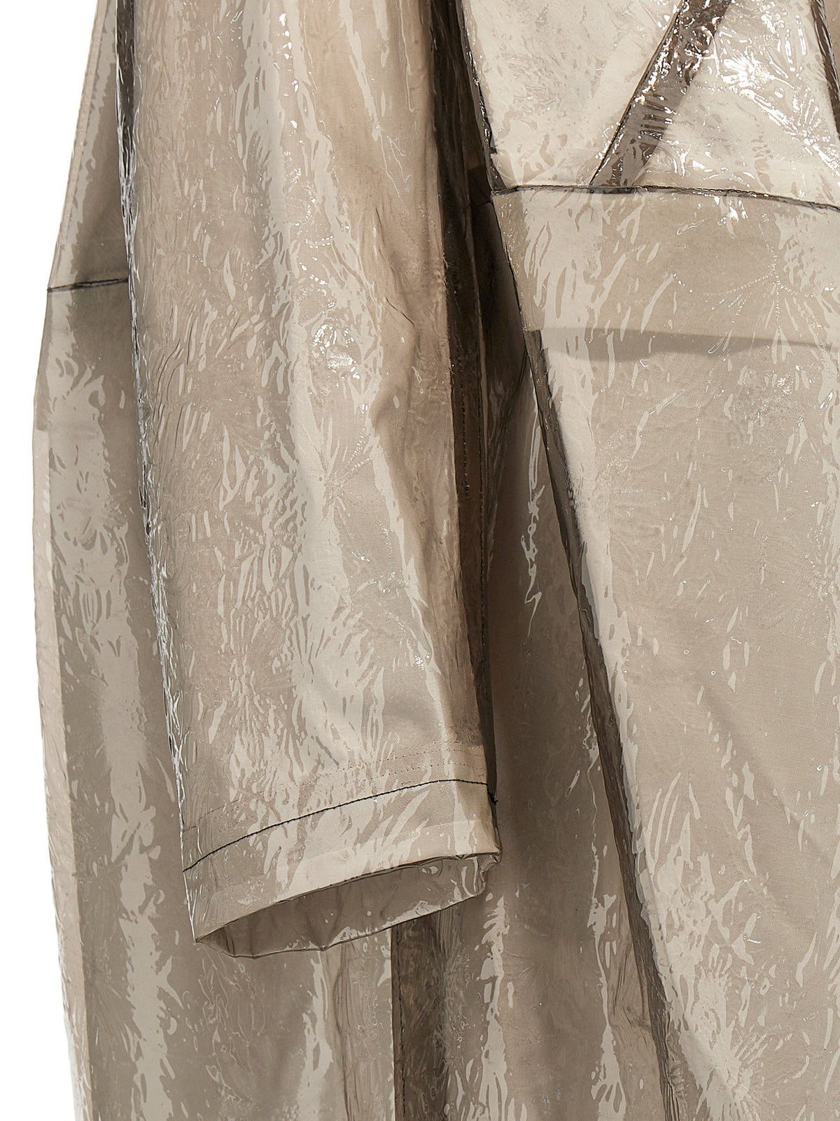 Comme Des Garçons Oversize Texture Trench Coat Grey