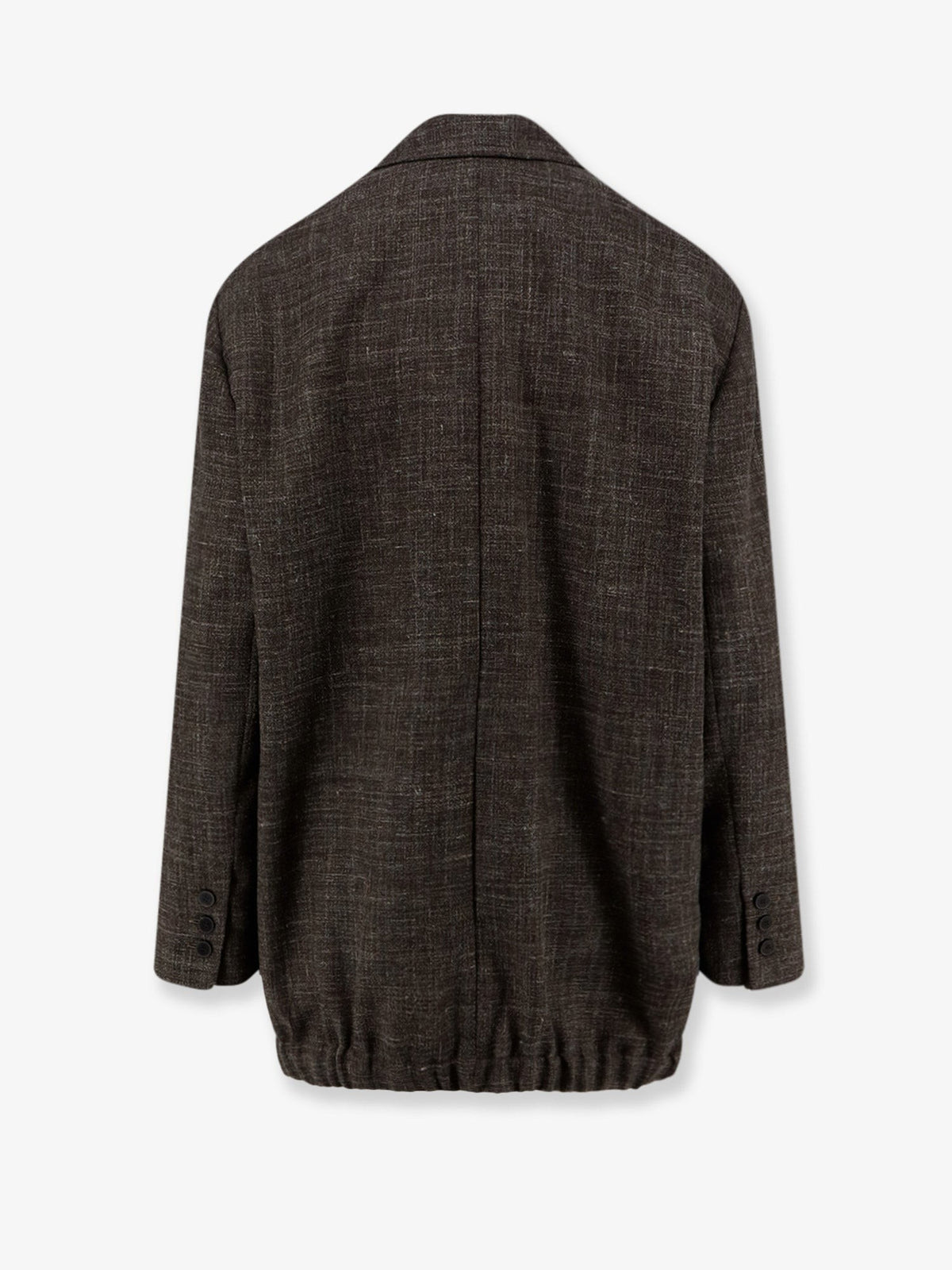 Alysi Women's Oversize Wool and Linen Blend Blazer SIGARO
