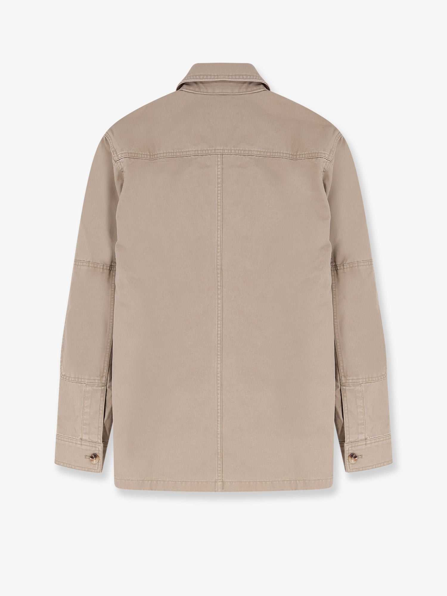 Tonywack Men's Oversized Cotton Shirt Beige