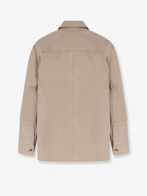 Tonywack Men's Oversized Cotton Shirt Beige