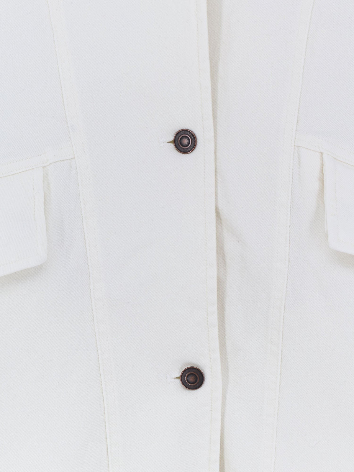 Tonywack Women's Oversized Denim Jacket White