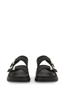 Alexander McQueen Women's Oversized Hybrid Sandal Black