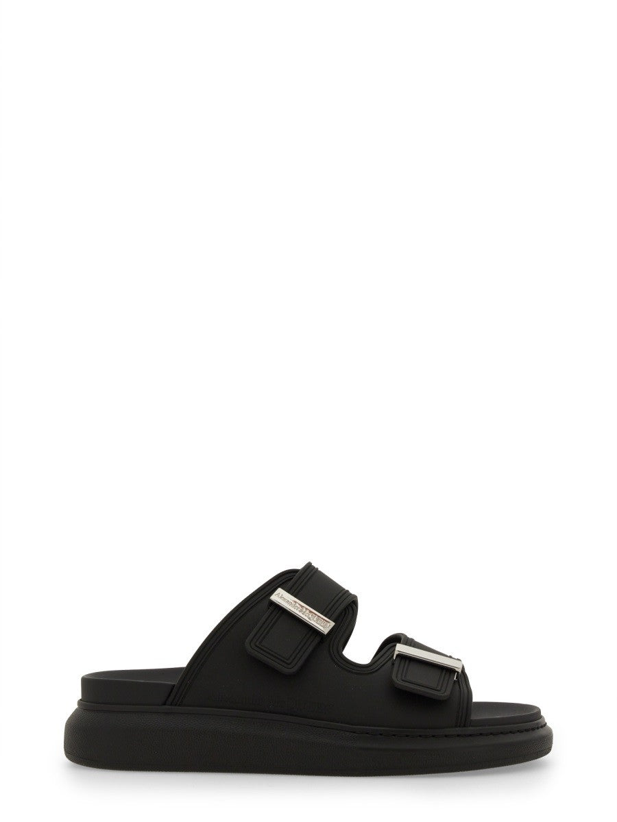 Alexander McQueen Women's Oversized Hybrid Sandal Black