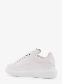 Alexander McQueen Women's Oversized Leather Sneakers White