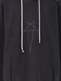 DRKSHDW Men's Oversized Organic Cotton Hoodie Black, view 3