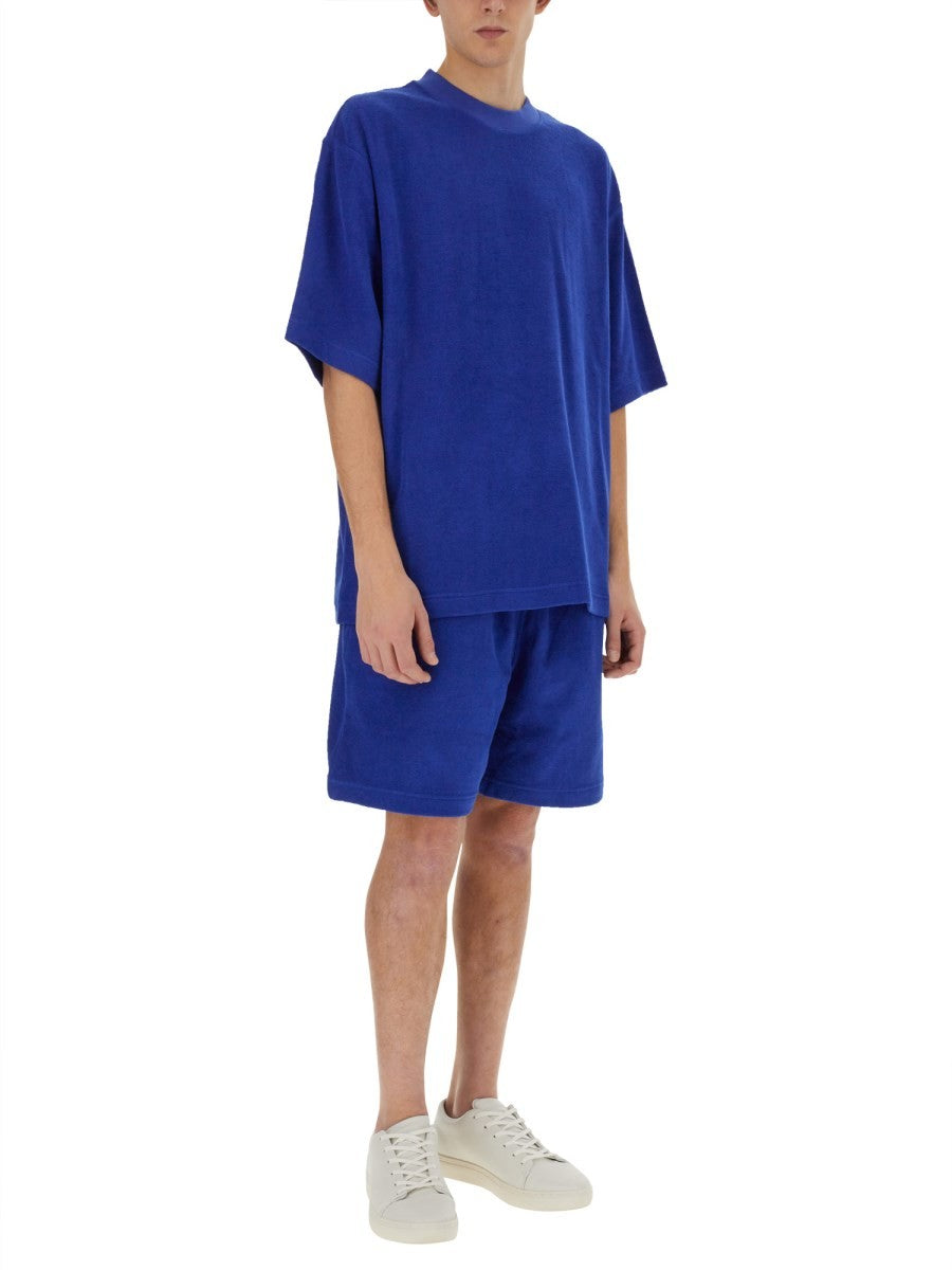 Burberry Men's Oversized Shirt Blue