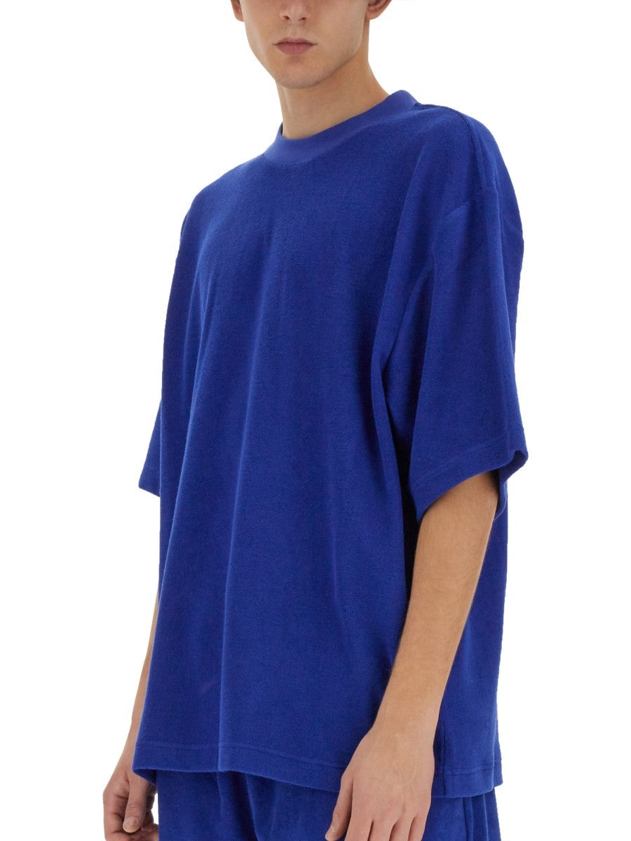 Burberry Men's Oversized Shirt Blue