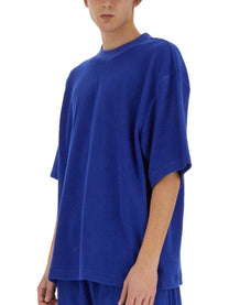 Burberry Men's Oversized Shirt Blue