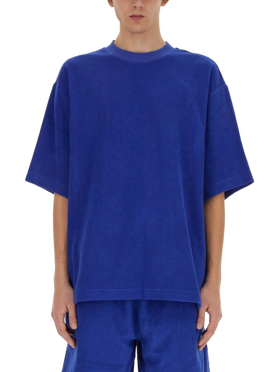 Burberry Men's Oversized Shirt Blue