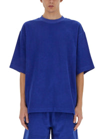 Burberry Men's Oversized Shirt Blue