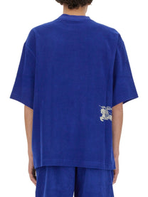 Burberry Men's Oversized Shirt Blue