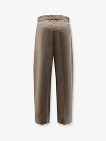 Studio Nicholson Men's Oversized Wool Blend Trousers Reed